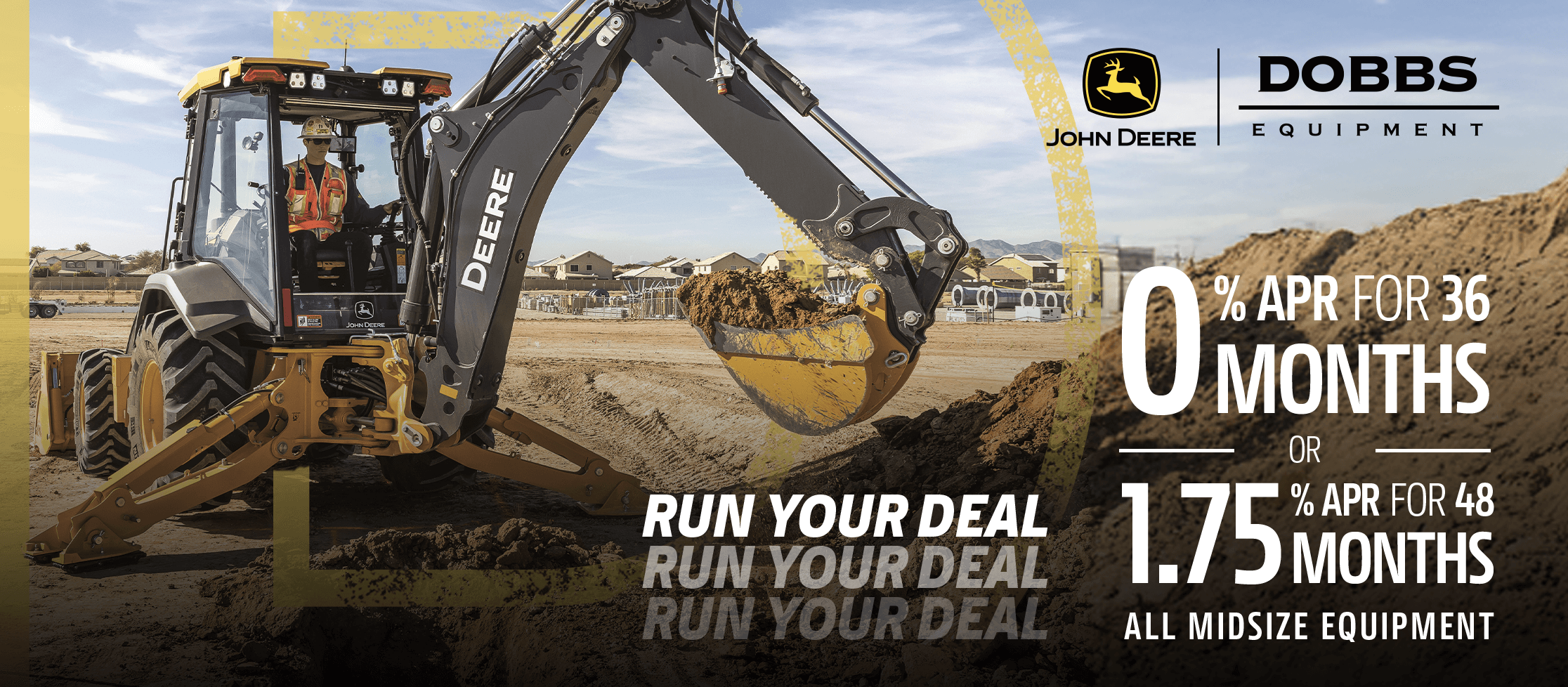 Excavator Finance Specials