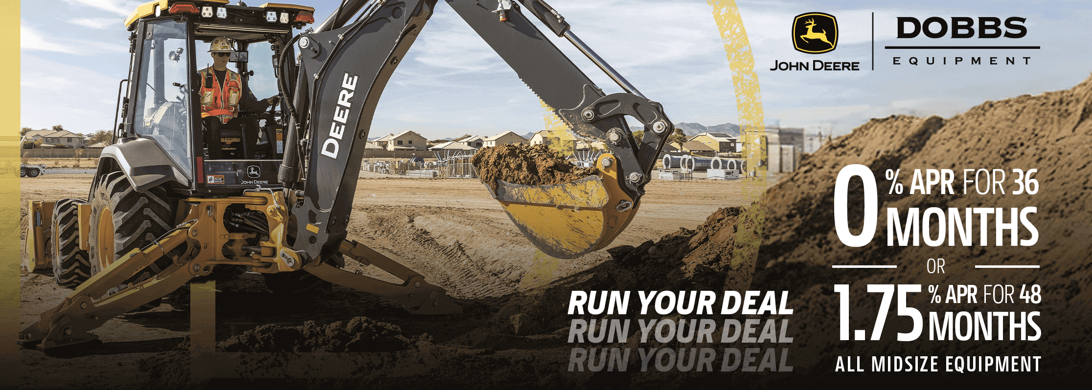 Excavator Finance Specials